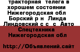 тракторная  телега в хорошем состоянии - Нижегородская обл., Борский р-н, Линда (Линдовский с/с) с. Авто » Спецтехника   . Нижегородская обл.